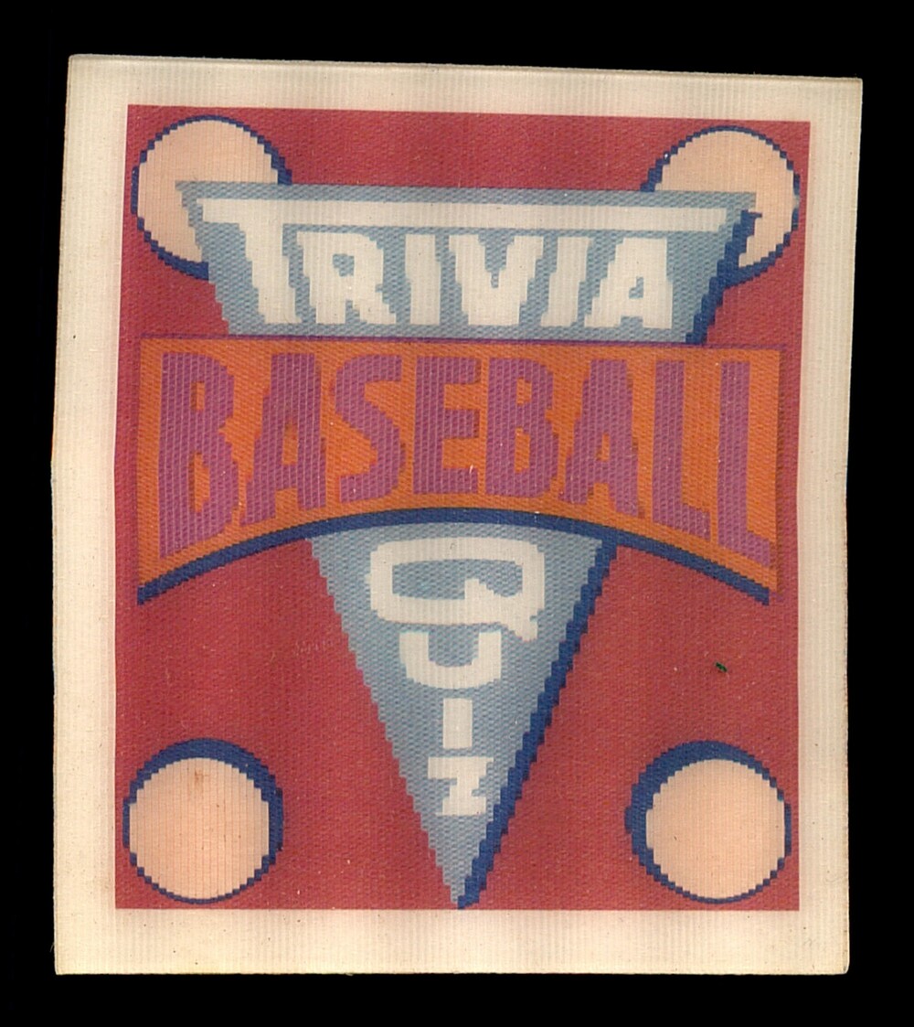 1997 Sportflics Trivia Baseball Card MLB Card 94 of 153